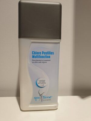 Chlore pastilles multi fonctions spa time 1kg