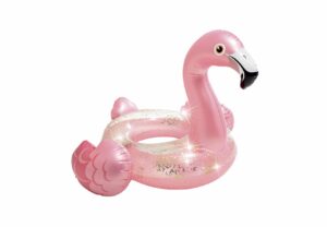 Bouée flamant glitter