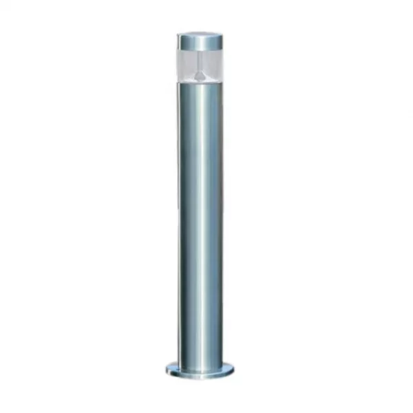 Borne Inox 18 Led Blanc