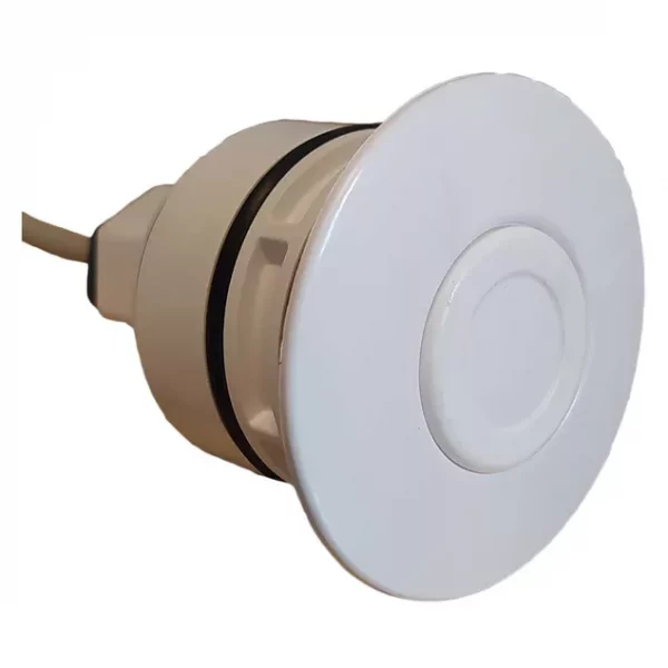 Bouton Poussoir Lumineux Piezo Blanc