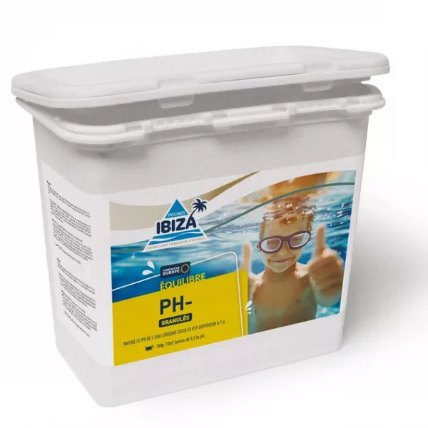 Ph Moins Piscines Ibiza Granulés 1,5 kg
